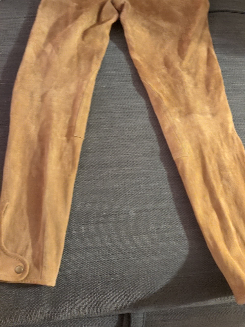 Suede Riding Breeches in Tan Ralph Lauren - Picture 9 of 16